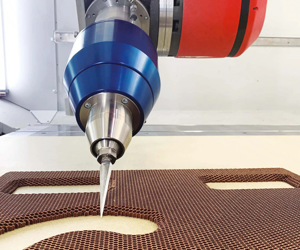Sistema corte ultrasonic, panel de abeja