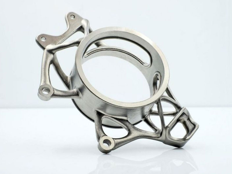 Amortiguador de suspensión. Material: Ti6Al4V. Impresora: FS271M.