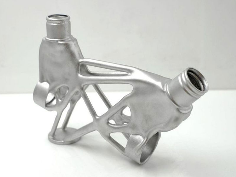 Soporte de bicicleta. Material: aluminio.